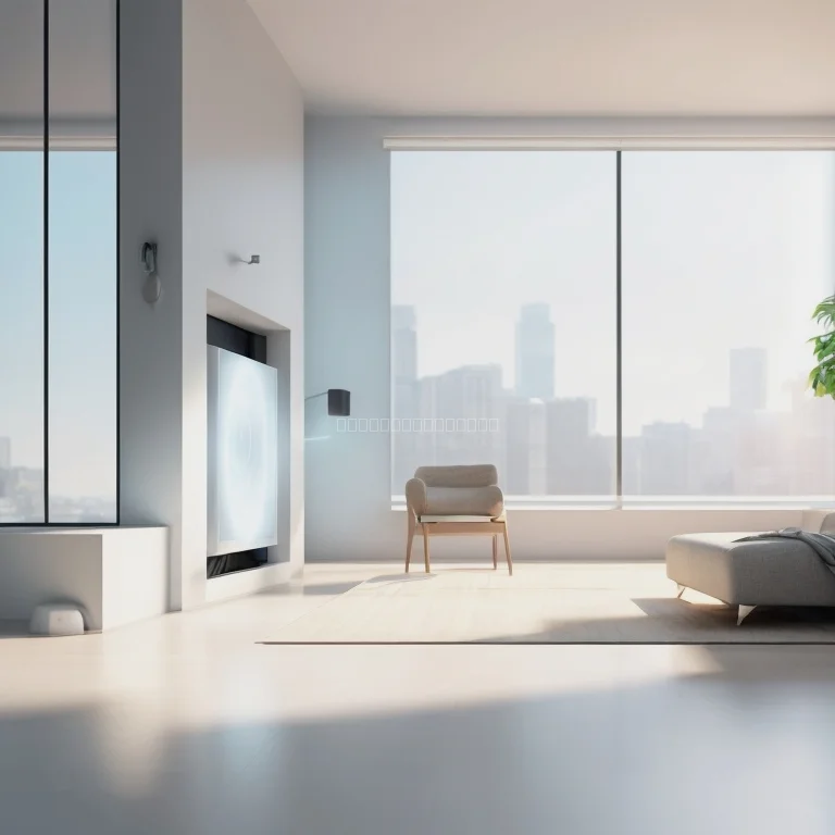 Illustration d’un climatiseur AI SmartFlux Air en action